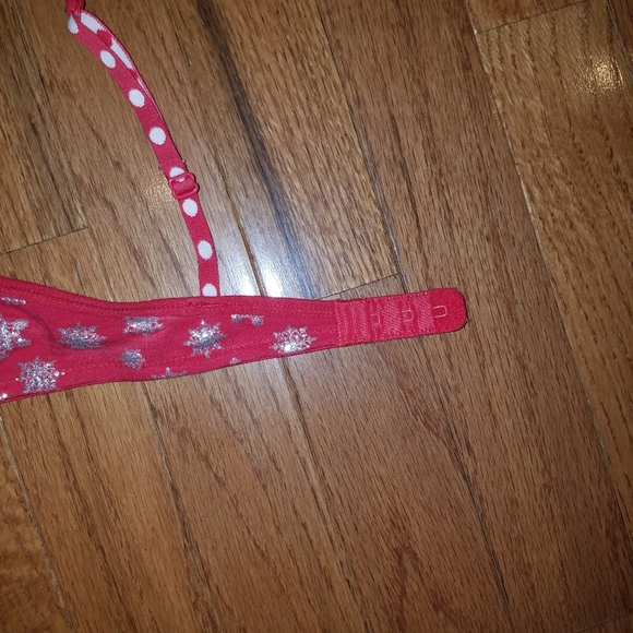 Snowflakes Push up Padded Bra 34B 34 B - Picture 5 of 9